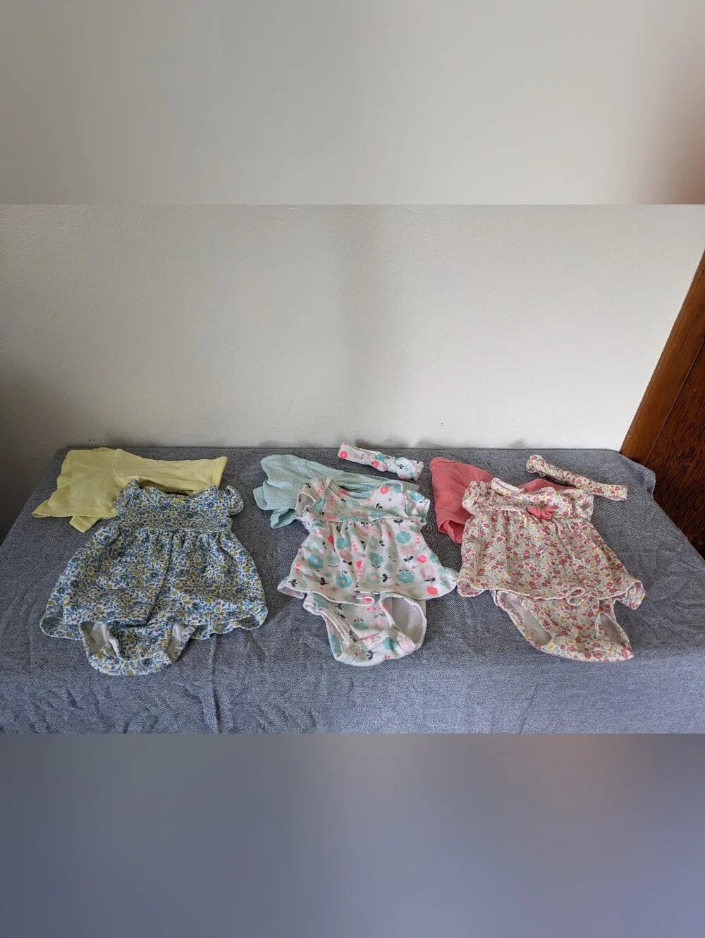 Gently Used Newborn Baby Girl Clothing Lot – 31 Pieces